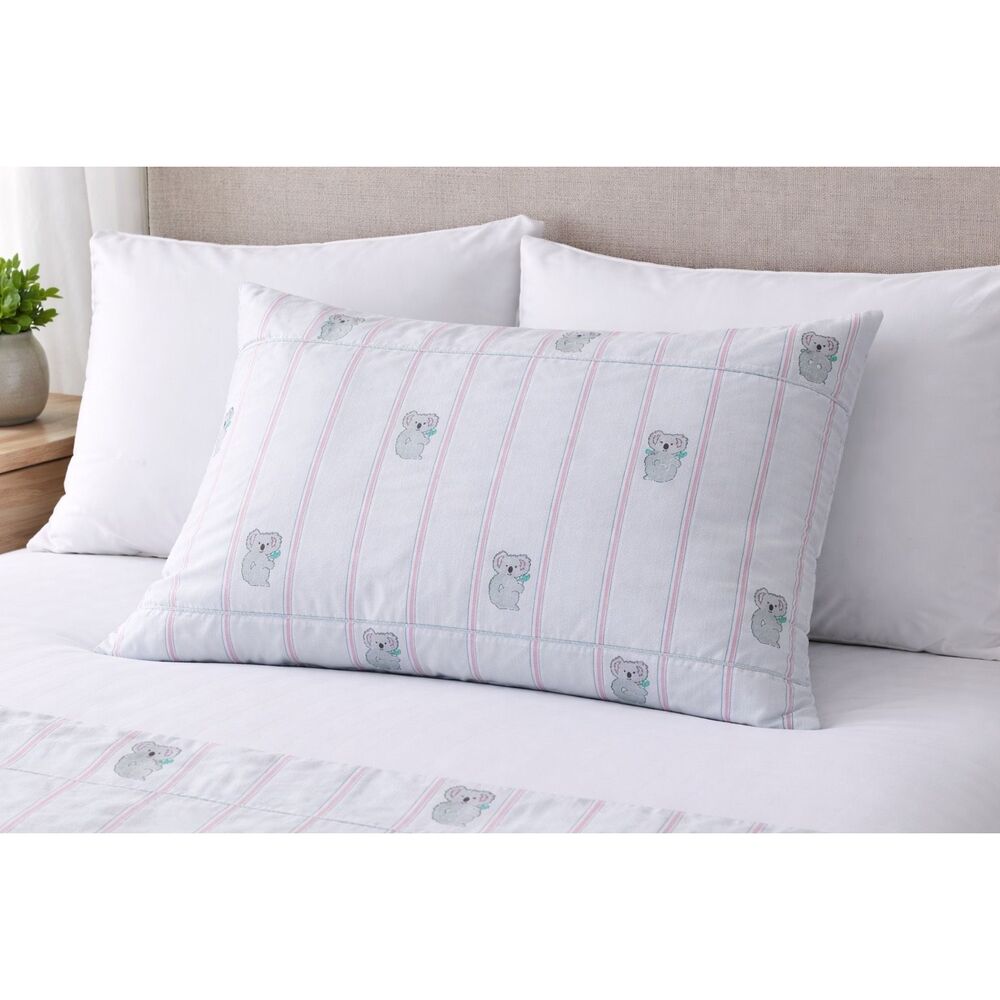 Vintage Cannon Koala Print Pastel Color Sham Set Bedding